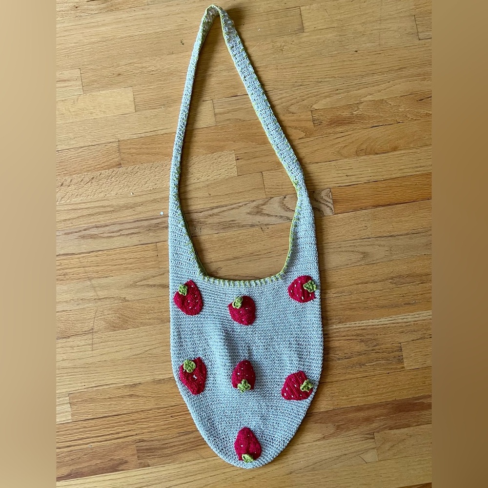 Anthropologie Strawberry Bag
